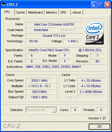 kentsfield core 2 quad q6700 overclocking